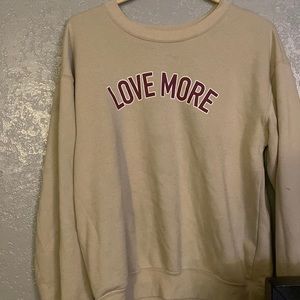 Tan womens crewneck!